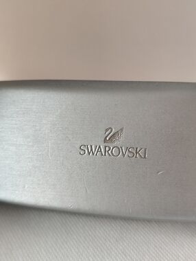 Swarovski Silver Eyeglasses case